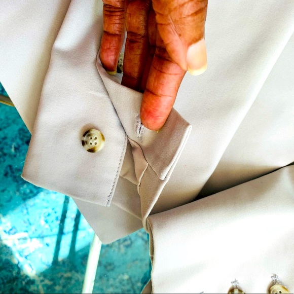 ✨ Eloquii✨Gray Single Button Blazer - Picture 8 of 16